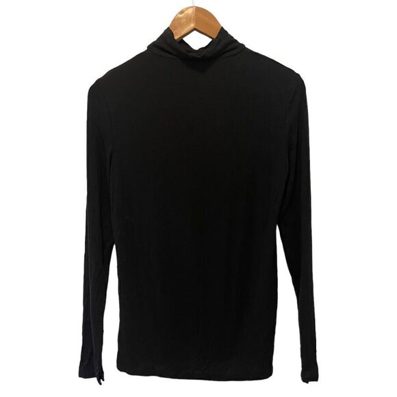 MANGO Turtleneck long sleeve Tshirt size L - Picture 2 of 9